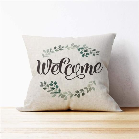 Welcome Pillow Covers 18x18  |  (Only Cover) - Picture 3 of 6